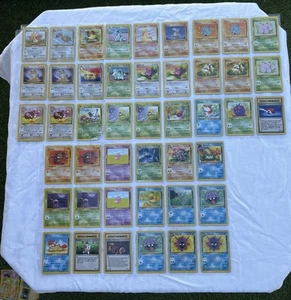 Carte Pokémon Set Base, Jungle, Fossil, 89 Carte Totali Vintage (ITA) - Foto 1 di 24