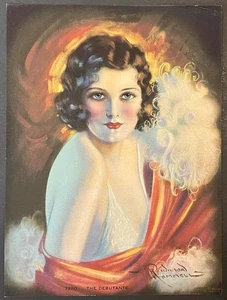 Vintage 1930er Raymond Wilson Hammell "Debutante" Kalender Verkäufer Musterdruck - Bild 1 von 2