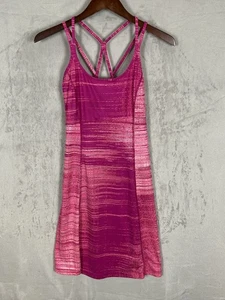 The North Face Empower Kleid Damen klein rosa lila Farbe Taschen integrierter BH - Bild 1 von 15