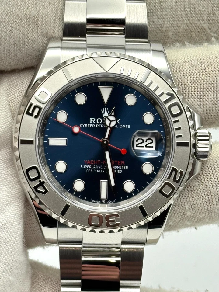 eBay Live - Rolex Yacht-Master 40mm Blue Dial 126622 Mint 07/2022 - Image 1 of 1