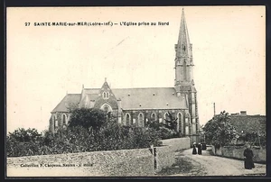CPA Sainte-Maire-sur-Mer, L´Eglise prise au nord - Picture 1 of 2