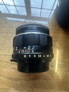 Pentax Asahi Super-Multi-Coated SMC Takumar F1:2/55 mm con custodia casuale LB - Foto 1 di 4