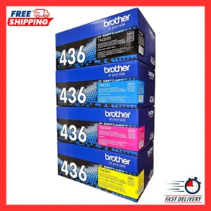 Brother TN436 High Yield Toner Set - Pack Of 4 (Black,Magenta,Cyan,Yellow) NEW!! - Picture 1 of 8