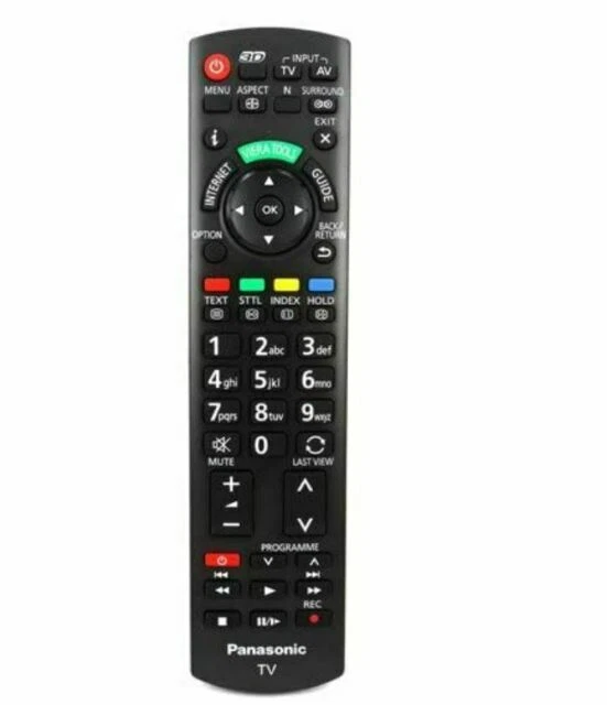 Panasonic Remote Control for TX-L32ET5B, TX-L32ET5E, TX-L32ET5Y (N2QAYB000752)