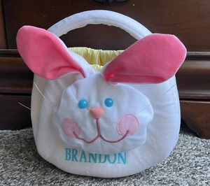 Osterkorb für Kinder, Brandon personalisierter Hasenkorb mit Henkel - Bild 1 von 3