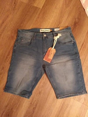 Pantalones Cortos Tailor Vintage Smart Demin Elastizados Para Hombre Waste Talla 34 Nuevos con Etiquetas Foto 1 de 3