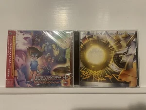 2 Music CD Lot Digimon Adventure Original Soundtrack Vol 2 Movie Song Collection - Foto 1 di 9