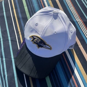 Baltimore Ravens weiße NFL Baseballmütze Reebok - Bild 1 von 5