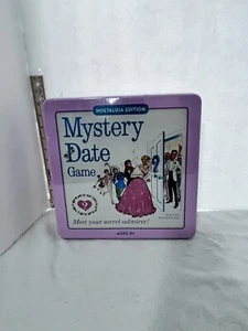Mystery Date Nostalgia Edition Tin Box Classic Board Game 2014 New In Box - Picture 1 of 3