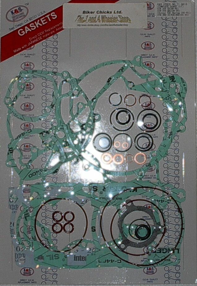 00-02 KTM250 SX Juego completo de juntas K&S 38 piezas KTM 250 Foto 1 de 1