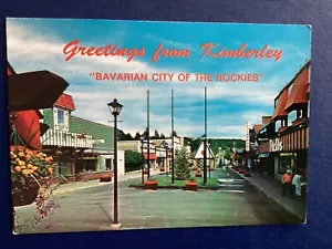 Postcard Greetings from Kimberley Bavarian city of the Rockies Street view D74 - Bild 1 von 2