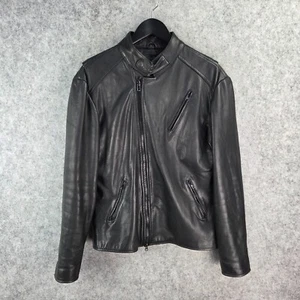 Vintage Soul Revolver Leather Jacket Mens Medium Black Rare Zip 12046 - Bild 1 von 12