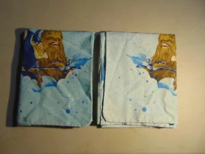 Pair of Vintage 1977 Star Wars Pillowcases They Both Have Some Stains On Them - Picture 1 of 13