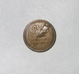 1920 Lincoln Cent Wheat Penny MASSIVE Die Crack Planchet Error Reverse - Picture 1 of 3