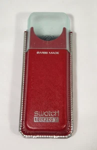 vintage Genuine SWATCH Irony Red Case storage box Watch - Picture 1 of 4