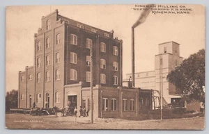Kingman, Kansas (KS) Postkarte, Cookson Drug: Kingman Milling Company, 1909 - Bild 1 von 2