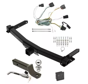 Trailer Hitch For 11-13 Jeep Grand Cherokee Deluxe PKG Wiring 2" Ball Mount Lock - Bild 1 von 12