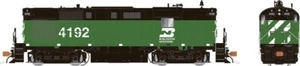 HO RS-11 (DC/DCC/Sound): Burlington Northern - Green and Black: #4197 - Picture 1 of 2