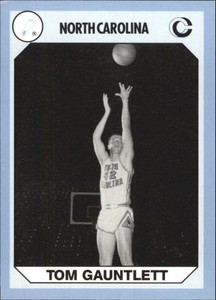 1990-91 North Carolina Collegiate Collection Multi-Sport Card #90 Tom Gauntlett