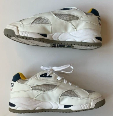 Zapatillas deportivas Sperry Top-Sider para mujer 5 1/2 M blancas plateadas de malla Foto 1 de 4