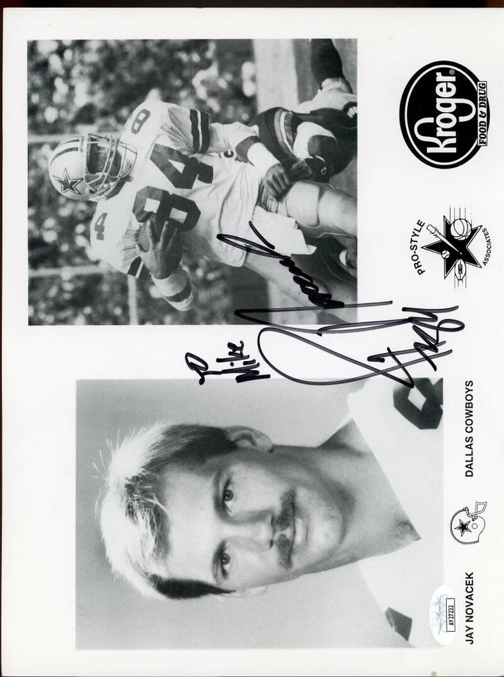 Jay Novacek Cowboys Signed Autographed 8x10 Photo JSA Authentic - Image 1 of 1