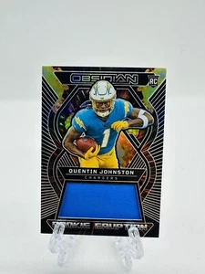 2023 Panini NFL Obsidian Quentin Johnston Rookie Eruption Patch /199  #REM-QJO - Picture 1 of 2