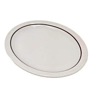 Vintage Syracuse China Oval Platter 11 inch Restaurant Ware Ribbed 98-C USA - Picture 1 of 8