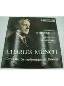 CHARLES MUNCH/BOSTON symphonie 2 SCHUBERT Prométhée BEETHOVEN LP 1962 RCA - Imagen 1 de 3