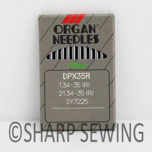 10 ORGAN 134-35R #21 REGULAR POINT SEWING MACHINE NEEDLES for PFAFF, ADLER, - Picture 1 of 1
