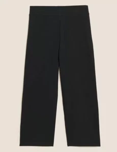 M&S 3/4 Jogginghose Cotton Rich Straight Leg Jersey Cropped Pant Uni DAMEN - Bild 1 von 14