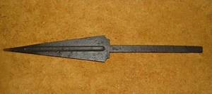 Lancia vintage in ferro e metallo finitura recinzione, albero piatto con estremità filettata lunga 11" - Foto 1 di 6