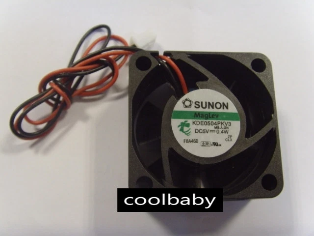 NEW SUNON KDE0504PKV3 Fan 40*40*20mm 5V 0.4W 2Pin - Image 1 of 1
