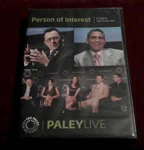 Person of Interest: Ein besonderes Set mit zwei Veranstaltungen SELTEN OOP DVD NEU VERSIEGELT Paley Center - Bild 1 von 2