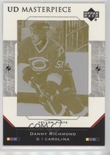 2005 Upper Deck Printing Plate Yellow Framed 1/1 Danny Richmond Rookie RC 0m8e