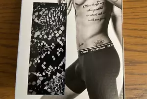 SLIP MICRO BOXER CALVIN KLEIN UOMO (X-LARG) CK ONE SONAGLIO SERPENTE NUOVO CON ETICHETTE NB2226-657 - Foto 1 di 5