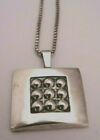 VINTAGE SIGNED SILVER 813H PENDANT AND CHAIN FINLAND