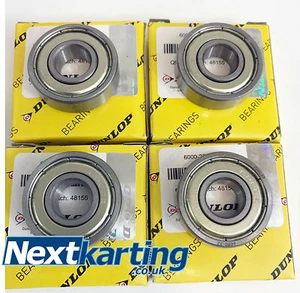 Rodamientos de eje de trozo 10 mm x 26 mm 6000 2Z paquete de 4 NEXTKARTING - Imagen 1 de 1