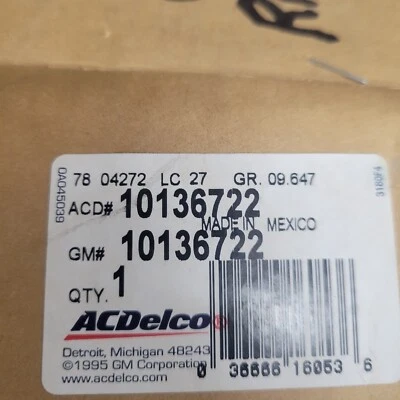 Cable de antena de radio Oldsmobile Cutlass Supreme 1988-1991 G.M. #10136722 Foto 1 de 4