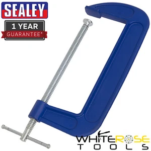 Sealey G-Clamp 200mm Wood Metal Grip DIY Tool - Picture 1 of 3