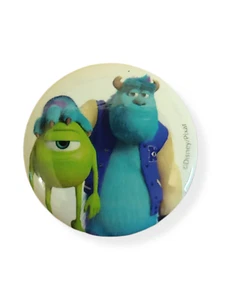 Monsters, Inc Sulley & Mike Disney Pixar Button Pinback - Picture 1 of 3