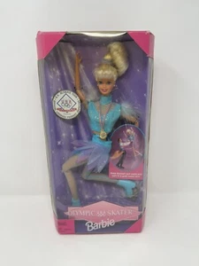 Olympic Figure Skater Barbie Team USA Mattel #18501 1997 Spin Ice Skating Doll - Picture 1 of 6