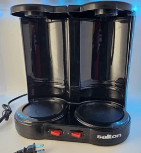 Salton Dual Thermal Carafe Coffee Maker - Stainless Steel - OPEN BOX - RARE - Picture 1 of 8