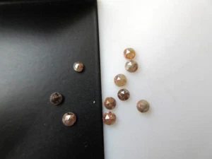 15 piezas 1 mm cabujón corte rosa roja diamante altura brillo calibrado - Imagen 1 de 3