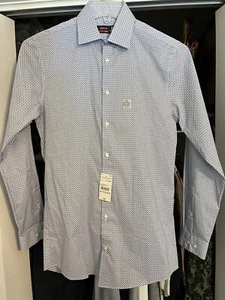 Herren AUTHENTISCH Aeropostale Anzughemd Knopfleiste Größe Medium blau $ 60 - Bild 1 von 7