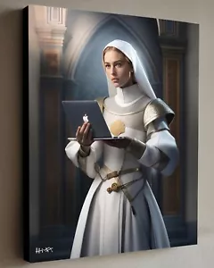 Modernes Altmeister Laptop Gemälde gerahmte Leinwand mit Echtheitszertifikat 40x30cm Jacob Hitt - Bild 1 von 2