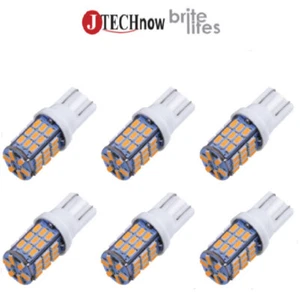 Jtech 6x T10 42-SMD LED Warm White Light Car RV Camper Trailer 906 579 901 904  - Imagen 1 de 6