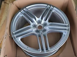 NEW 19" Porsche Macan silver REAR OEM factory BBS wheel rim 95B601025 DR 88Z - Picture 1 of 5