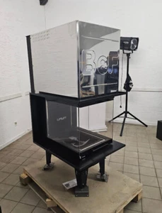 Kamin dreiseitig, Raumteiler Panoramakamin Therm-V-6-U als Black Edition BimSch2 - Bild 1 von 11