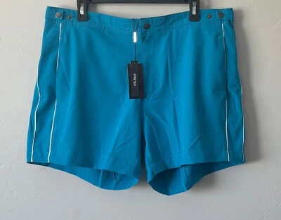 Nuevo con etiquetas Bañador Michael Kors CS370072RY Azul Sólido Piped Talla XL Foto 1 de 4