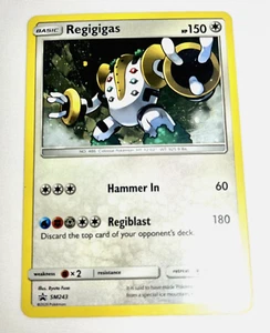 Regigigas SM243 2020 Black Star Promo Englisch Pokémon Karte - Bild 1 von 8